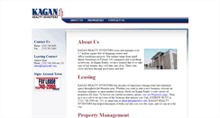 Desktop Screenshot of kaganrealty.com